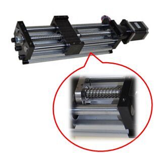 Linear Actuator DHK90 - Ballscrew Slide Twin Round Shaft, 0.2meter