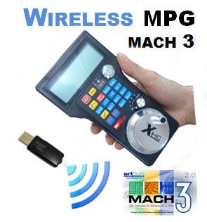 Wireless MPG Handwheel for Mach3 Controller