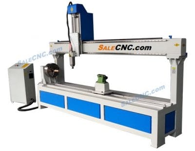 CNC Router Milling รุ่น XJ1325-RX300, Rotary 300, Over Swing 600mm