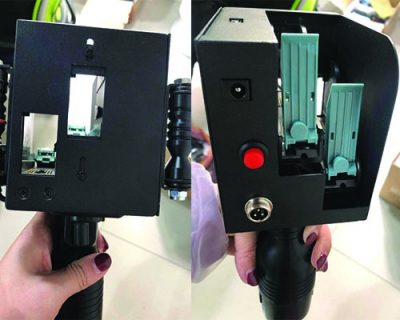 เครื่องพิมพ์วันที่ผลิต วันหมดอายุ 2 หัว (Handheld inkjet printer)