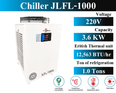 Chiller Water Cooling เครื่องชิลเลอร์ เครื่องทำความเย็น JLFL-1000