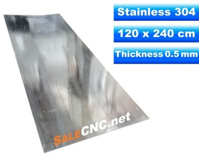 สแตนเลส 304 (Stainless 304) หนา 0.5 mm ยาว 120x240 cm
