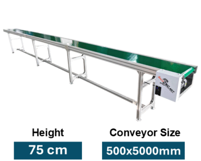 Conveyor Belt PVC 500x5000 mm สายพานลำเลียง สายพานเลื่อน