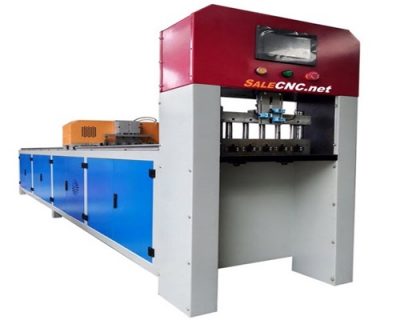 เครื่องบากท่อ เครื่องเจาะรู ท่อแป๊ปเหล็ก/เหล็กท่อเหลี่ยม/เหล็กกล่อง Press Holes Machine รู 3-10 mm หนา 1.5 mm