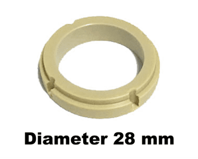 Insulated Ring for CNC Laser CO2 + Fiber, Outside Diameter 28 mm