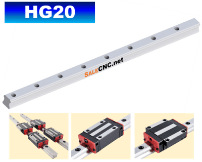 รางสไลด์ รางเลื่อน Linear Rail HGR20 ความยาว 4 เมตร
