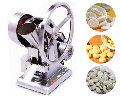 เครื่องตอกเม็ดยา เครื่องอัดเม็ด เครื่องผลิตเม็ดยา แบบตอก 1 หลุม Single Punch Tablet Machine