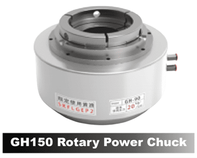 Chuck (ชัค) อุปกรณ์จับ-ยึด-หมุน Rotary Power Chuck GH150