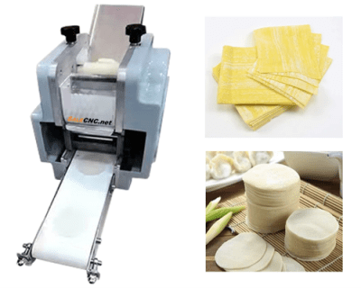 เครื่องตัดแผ่นเกี๊ยว เครื่องทำแผ่นเกี๊ยว อัตโนมัติ Dumpling Sheet Cutting Machine
