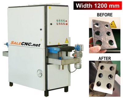 Metal Polishing and Deburring Machine Width 1200mm เครื่องขัดและลบคมโลหะ