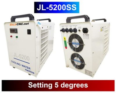 Chiller Water Cooling JL-5200S เครื่องชิลเลอร์ ปรับได้ต่ำสุด 5 องศา