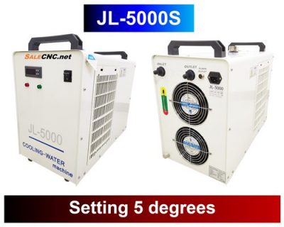 Chiller Water Cooling JL-5000S เครื่องชิลเลอร์ ปรับได้ต่ำสุด 5 องศา