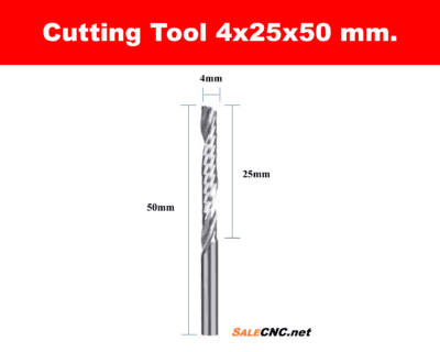 Cutting Tool 4x25x50mm.