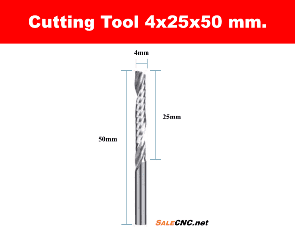 Cutting Tool 4x25x50mm.