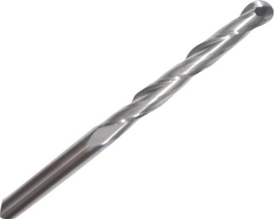 Two Spiral Flute Ball Nose Bits, Diameter 3.175mm