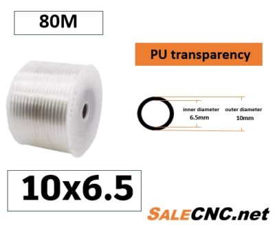 สายลม PU Tube pu 10x6.5 80M Transparency