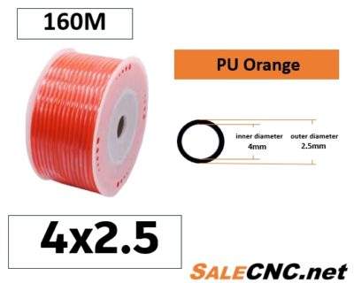 สายลม PU Tube pu 4x2.5 160M Orange