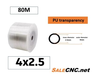 สายลม PU Tube pu 4x2.5 80M Transparency