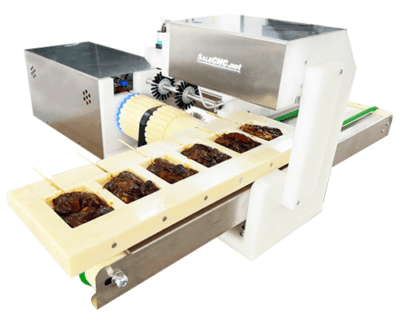 เครื่องเสียบหมูไม้ 6 นิ้ว ขนาด 4x7x0.4 ซม.Automatic ‘Pork’ Skewer Machines
