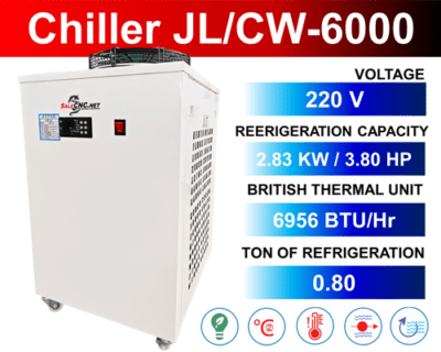 Chiller Water Cooling เครื่องชิลเลอร์ JL-6000,CW-6000,LQE-6000