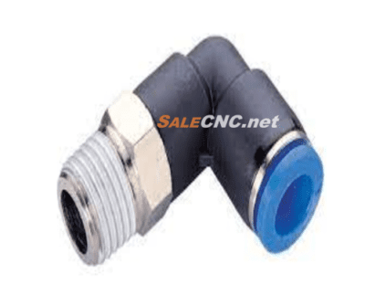 ข้อต่อฟิต งอ air fitting joint m6 เกลียว12.7 mm PL6-02  空气接头