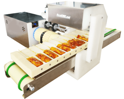 เครื่องเสียบหมูไม้ 8-10 นิ้ว ขนาด 3.5x8x0.5 ซม.Automatic ‘Pork’ Skewer Machines