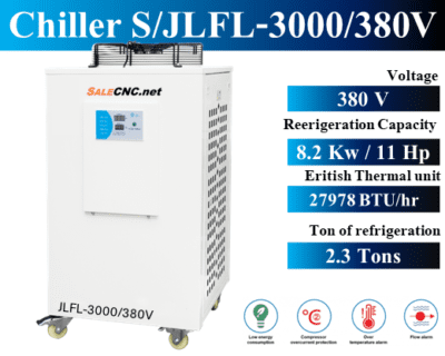 Chiller Water Cooling เครื่องชิลเลอร์ เครื่องทำความเย็น JLFL-3000 / 380V