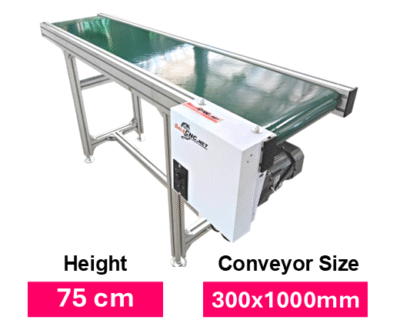 Conveyor Belt PVC 300x1000 mm สายพานลำเลียง สายพานเลื่อน