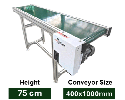 Conveyor Belt PVC 400x1000 mm สายพานลำเลียง สายพานเลื่อน