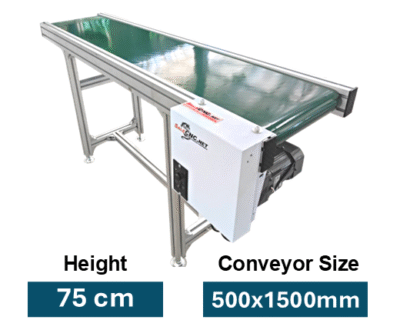 Conveyor Belt PVC 500x1500 mm สายพานลำเลียง สายพานเลื่อน