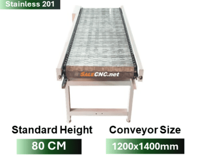 Stainless 201 Steel Conveyor สายพานลำเลียง สแตนเลส 1200x1400x800 mm