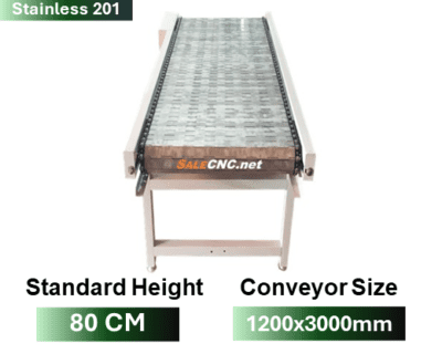 Stainless 201 Steel Conveyor สายพานลำเลียง สแตนเลส 1200x1400x800 mm