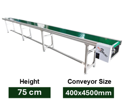 Conveyor Belt PVC 400x4500 mm สายพานลำเลียง สายพานเลื่อน