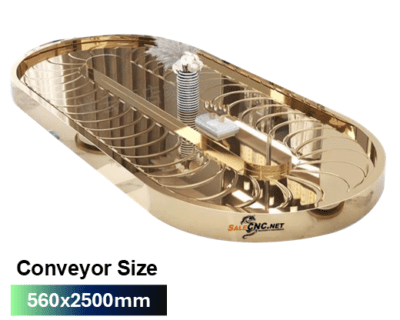 Turntable Conveyor 560x2500 mm Gold
