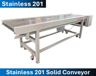 201 Stainless-Stainless 201 Solid Conveyor