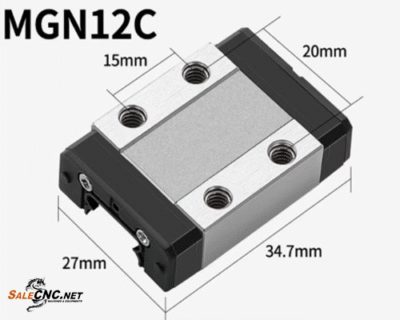 บล็อครางสไลด์ Linear Block, Sliding Block HGH12CA