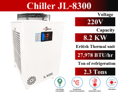 Chiller Water Cooling เครื่องชิลเลอร์ เครื่องทำความเย็น JL-8300 / 220V